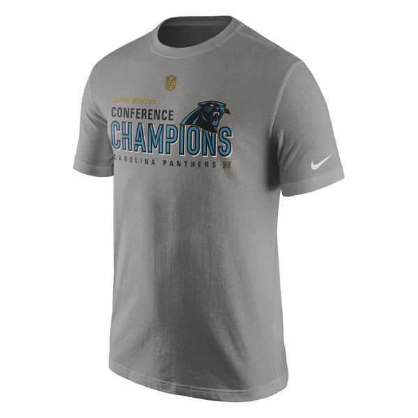 Carolina Panthers Nike 2015 NFC Conference Champions Trophy Collection Locker Room WEM T-Shirt - Charcoal,We sell and wholesale Carolina Panthers Nike 2015 NFC Conference Champions Trophy Collection Locker Room WEM T-Shirt - Charcoal on line form chian!
